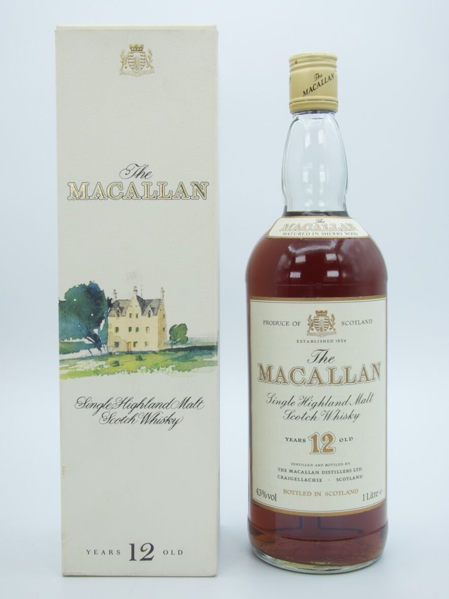 Macallan - 12 Years Old (1980's) - 1 Litre Auction | Highland