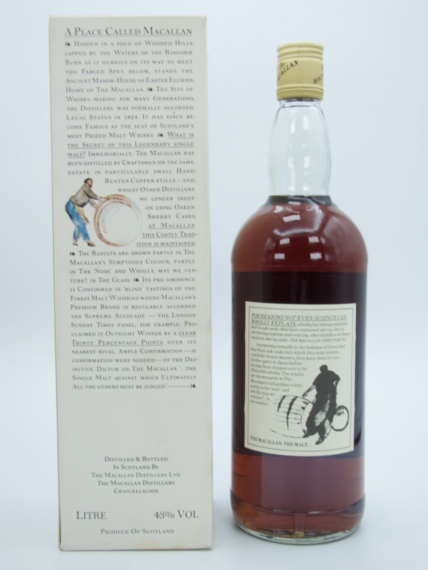 Macallan - 12 Years Old (1980's) - 1 Litre Auction | Highland