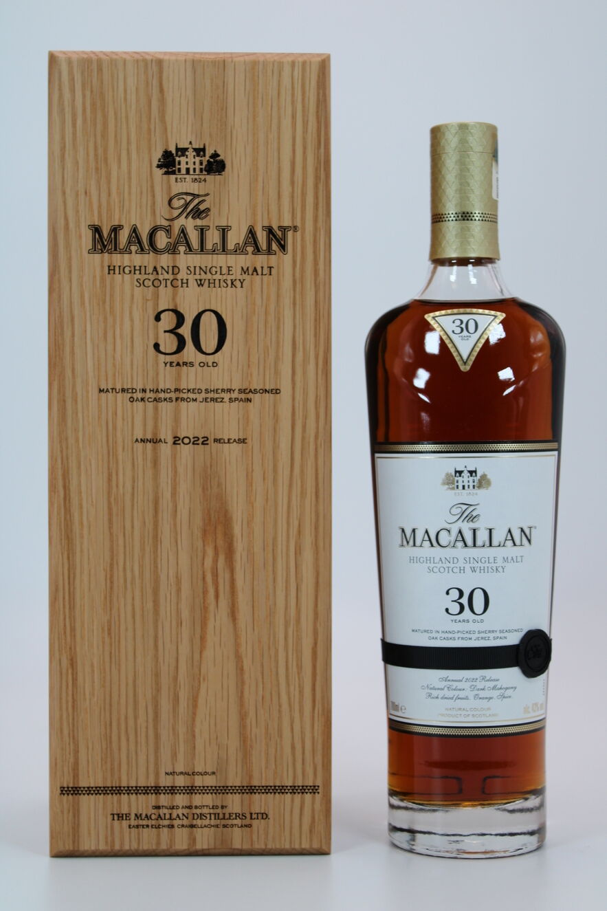 Macallan - 30 Years Old - Sherry Oak 2022 Release