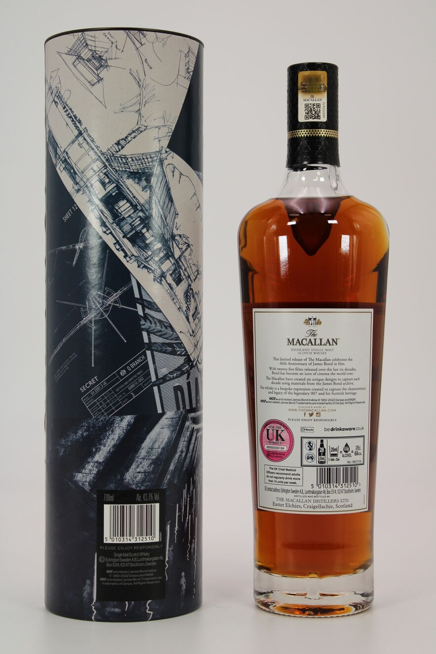 Macallan - James Bond 60th Anniversary Release - Decade VI Auction