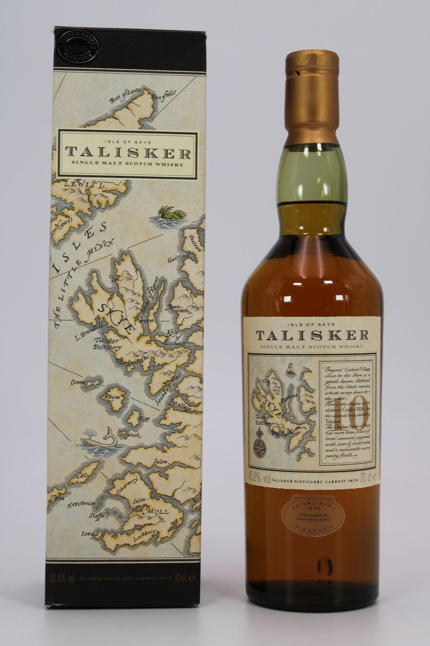 Talisker - 10 Years Old - Map label
