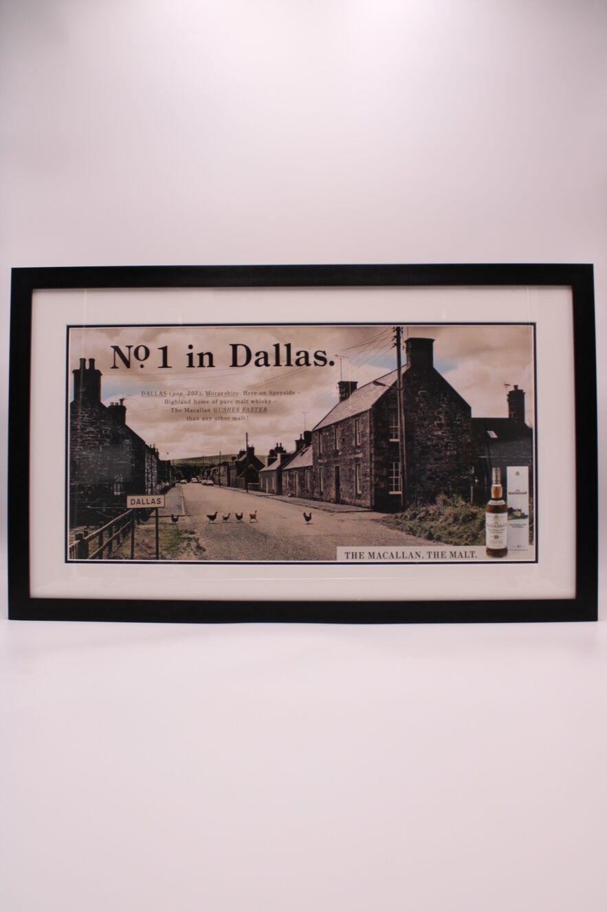 Macallan - No.1 in Dallas - Framed Poster