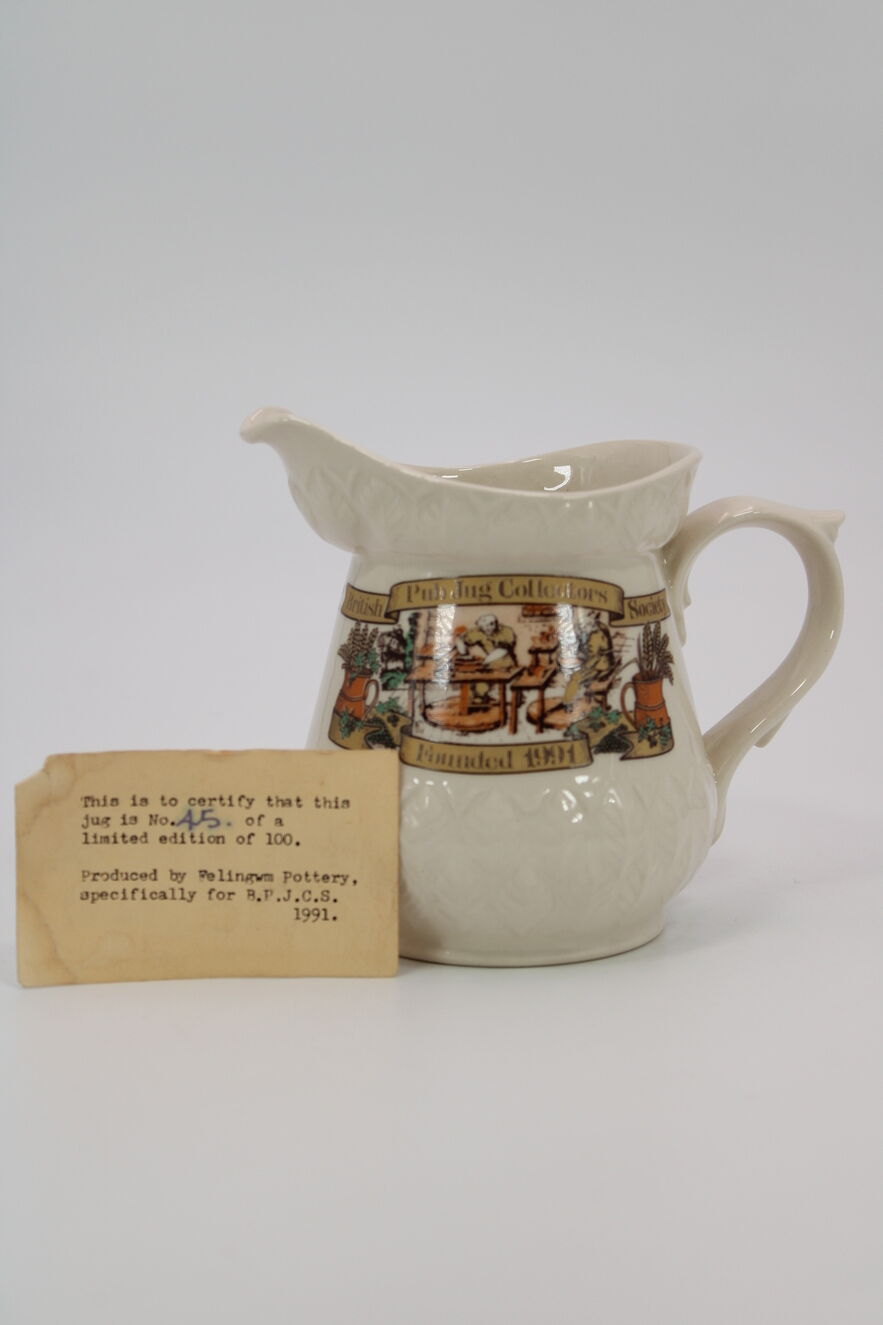 British Pub Jug Collectors Society - Water Jug