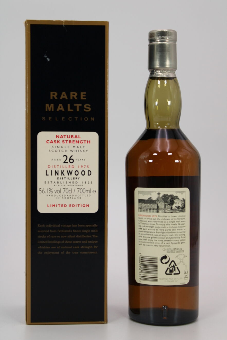 Linkwood - 26 Years Old - Rare Malts 56.1% - 1975 Auction