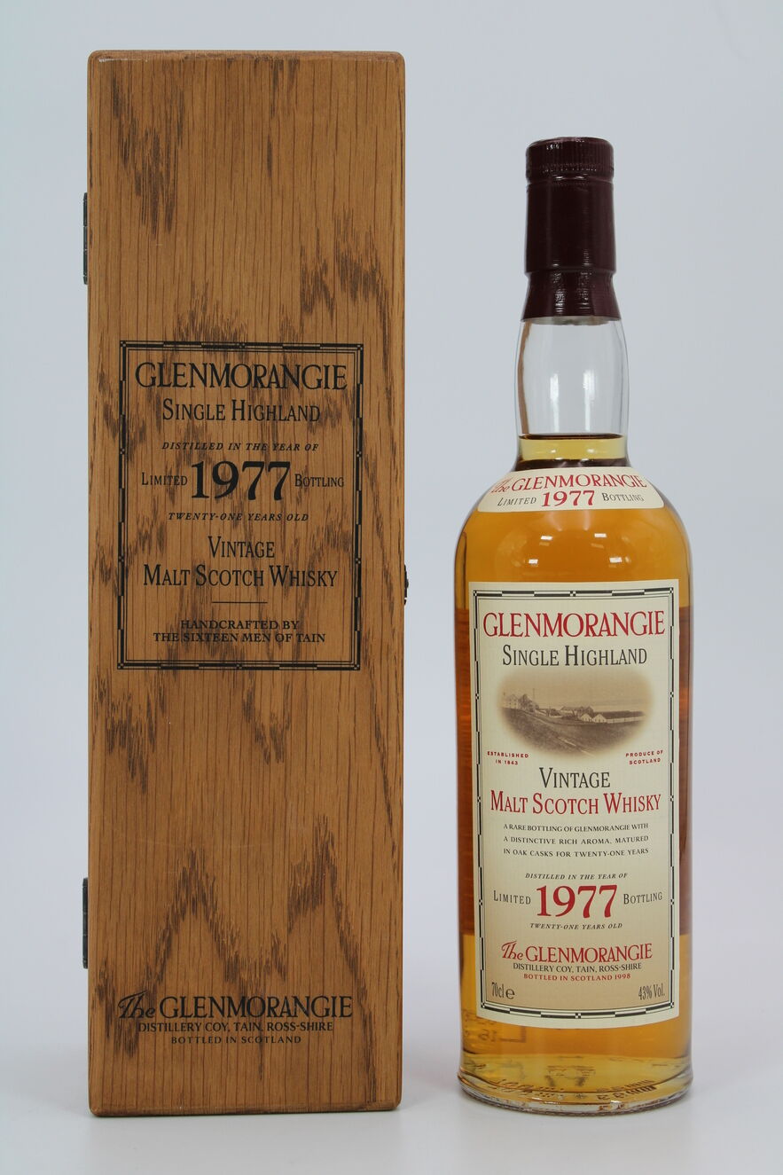 Glenmorangie - 21 Years Old - Vintage 1977
