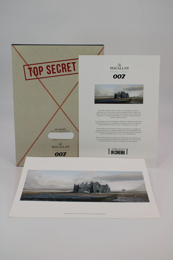 Macallan - Top Secret - James Bond 007 - Skyfall Lodge Print