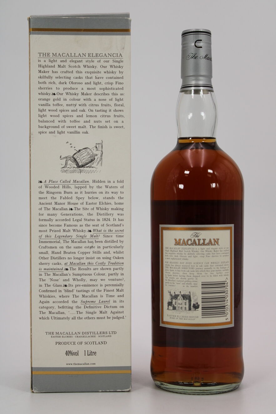 Macallan - Elegancia 1991 - 1 Litre Auction | Highland