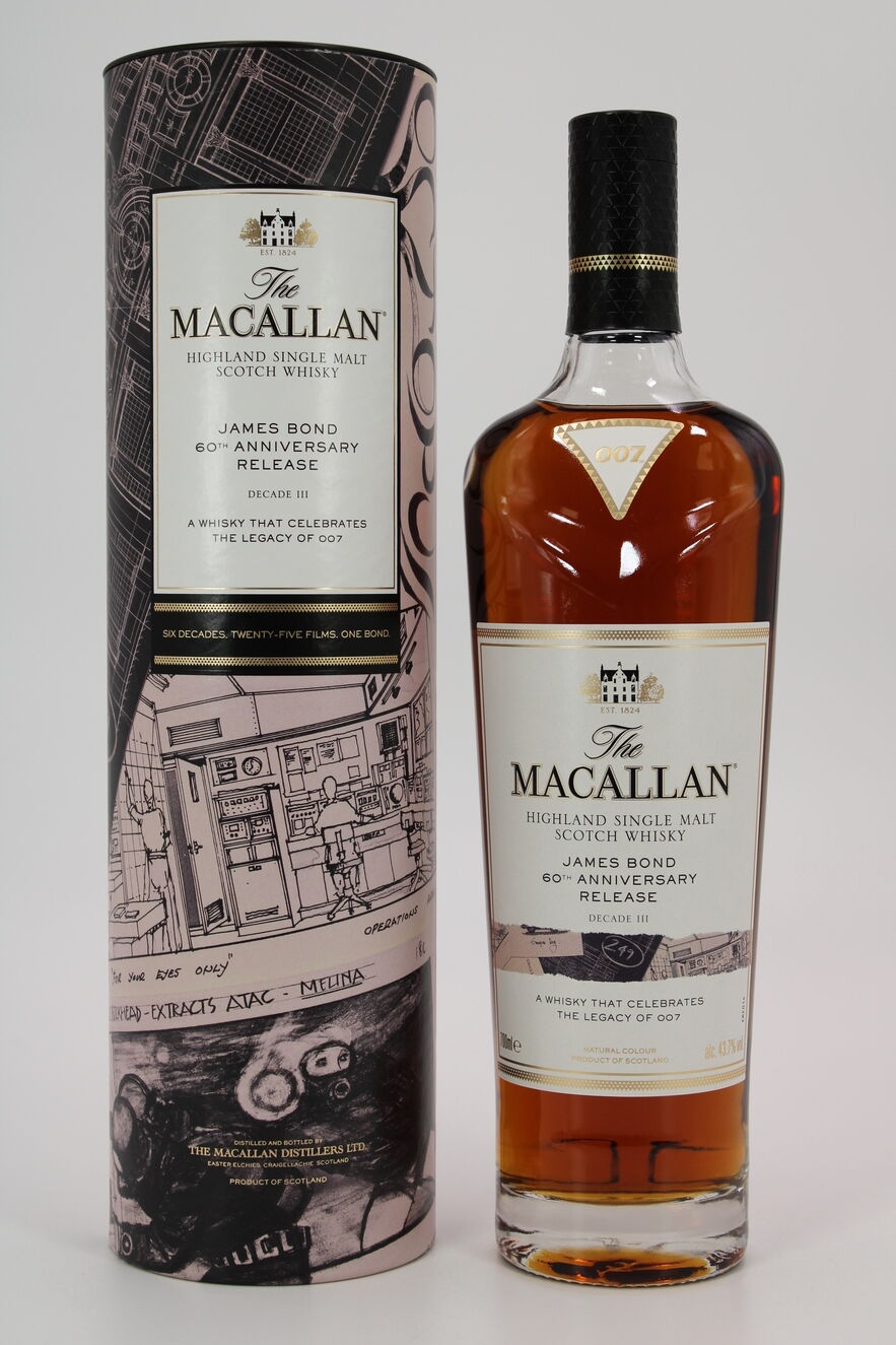Macallan - James Bond 60th Anniversary Release - Decade III