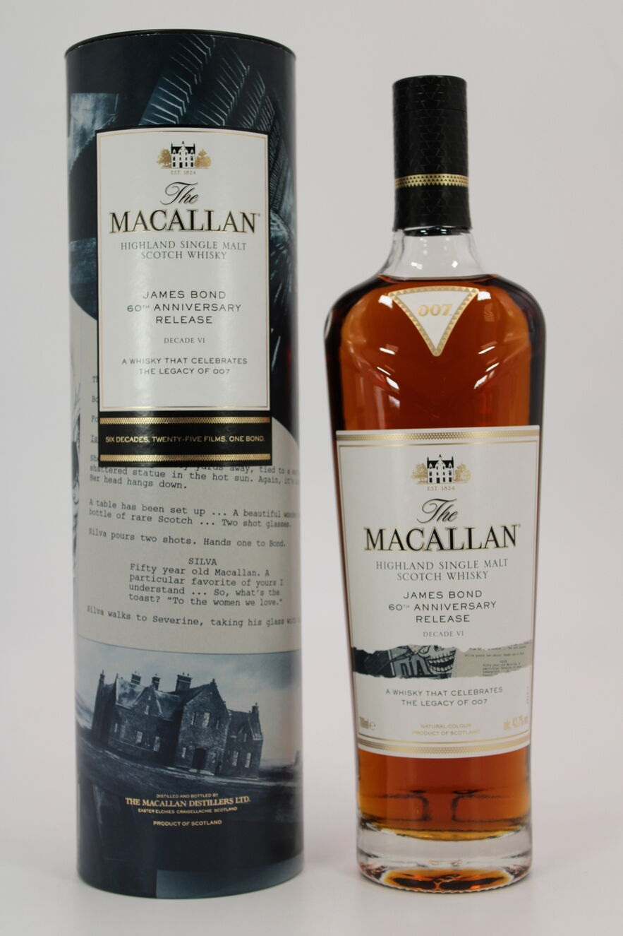 Macallan - James Bond 60th Anniversary Release - Decade VI