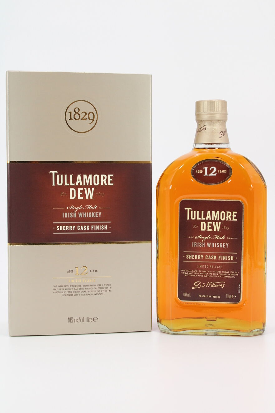 Tullamore Dew - 12 Years Old - Sherry Cask Finish - Limited Edition (1 Litre)