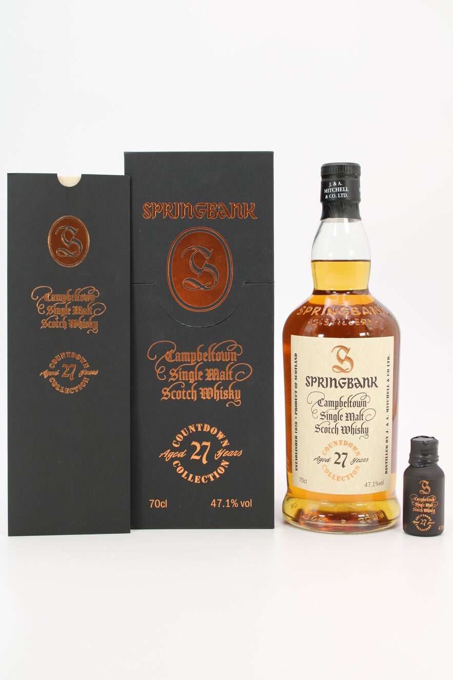 Springbank - 27 Years Old - Countdown Collection & 1.5cl Sample