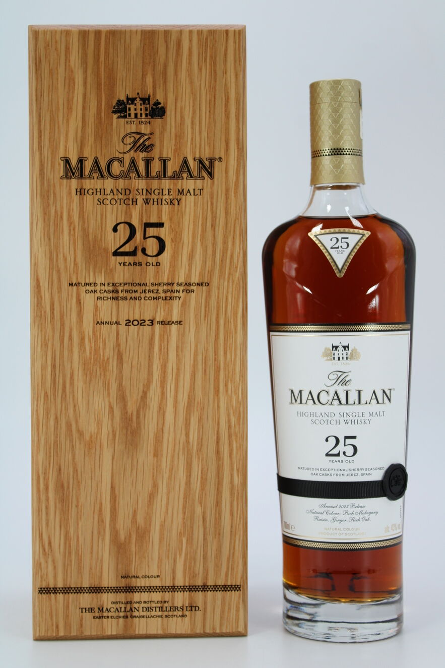 Macallan - 25 Years Old - Sherry Oak - 2023 Release