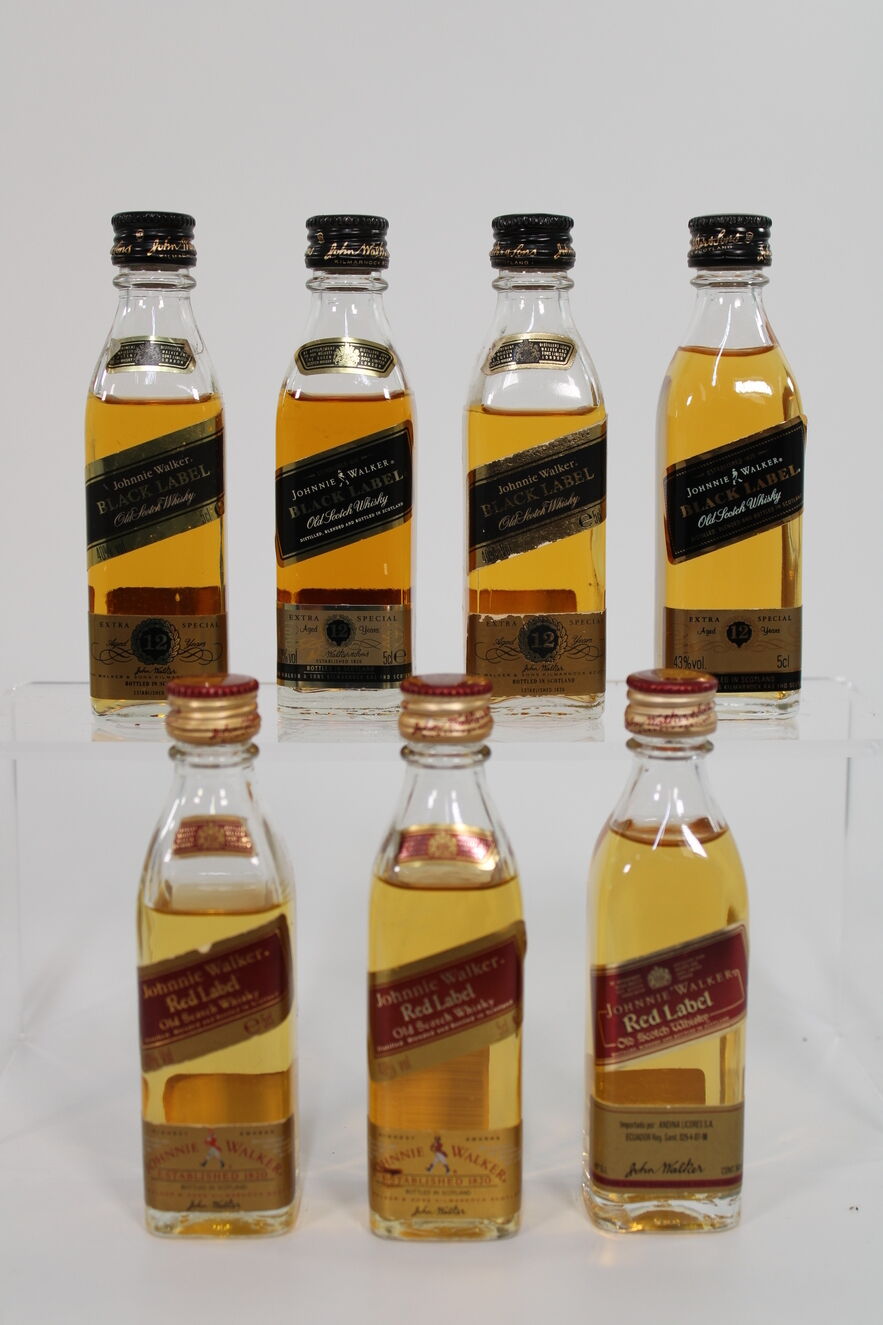 Johnnie Walker - Assorted Miniatures - (7x5cl)