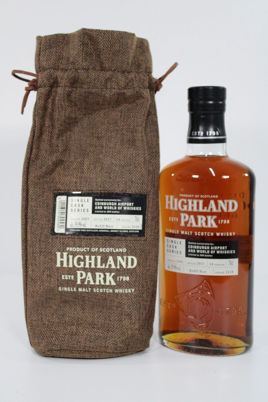 Highland Park Munich Airport Cask No 3720 www.highlandwhiskyauctions.com