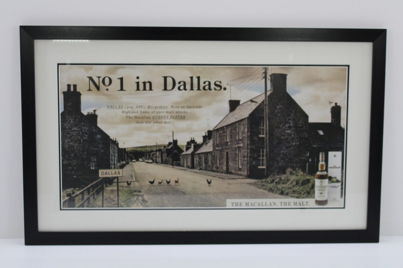 Macallan - No.1 in Dallas - Framed Poster