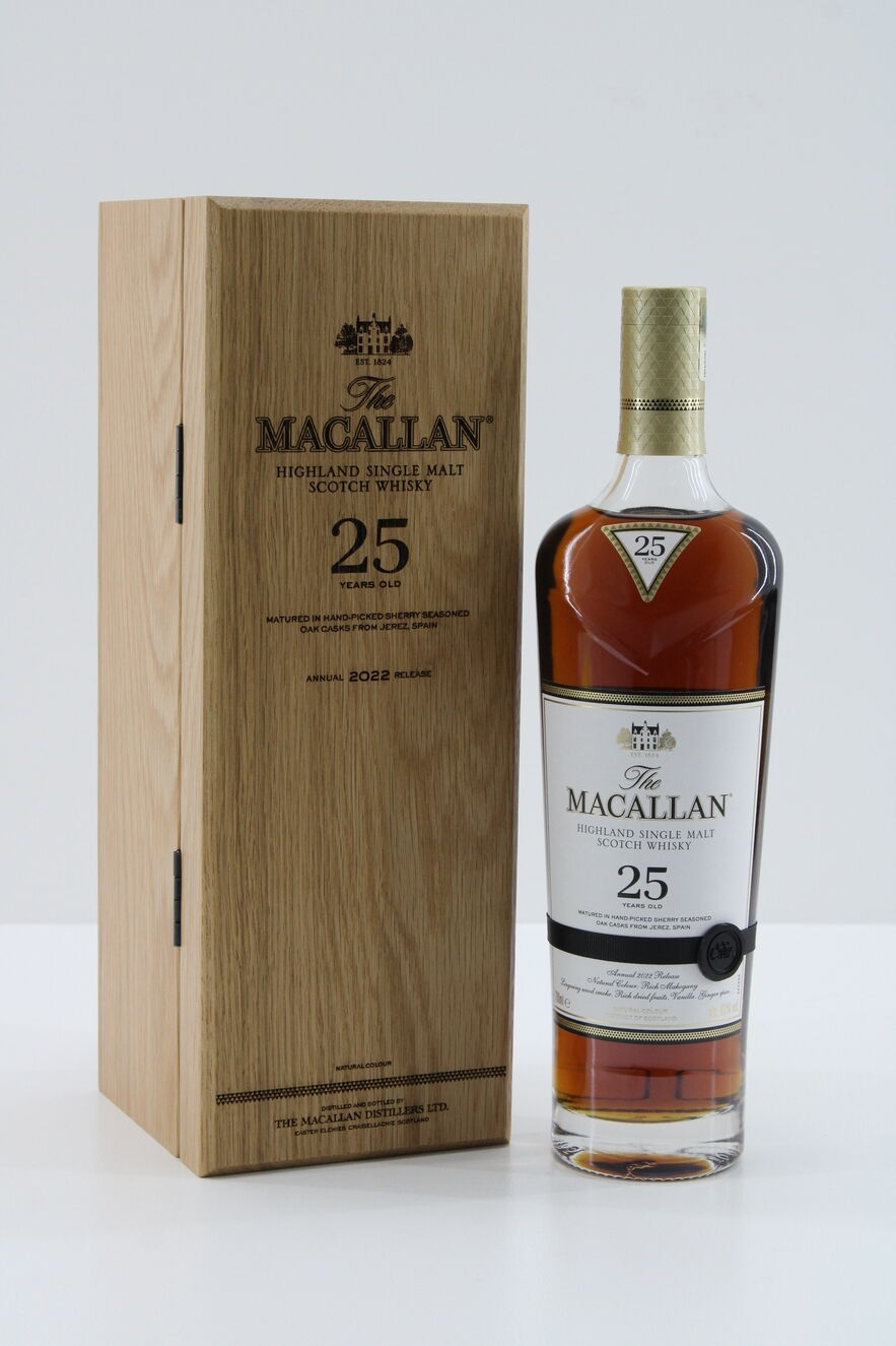 Macallan - 25 Years Old - Sherry Oak - 2022 Release Auction