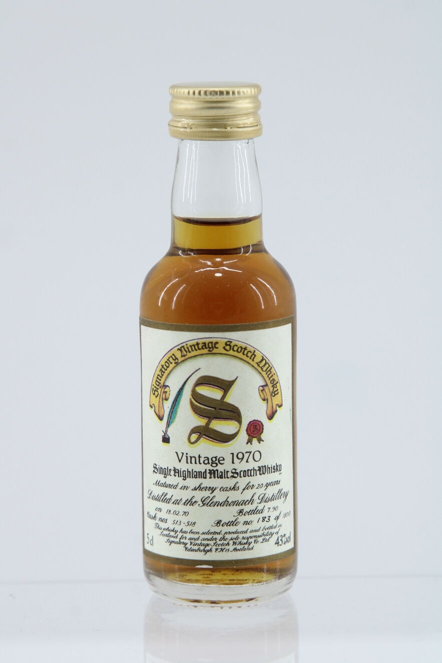 Glendronach - 20 Years Old - 1970 Signatory Vintage