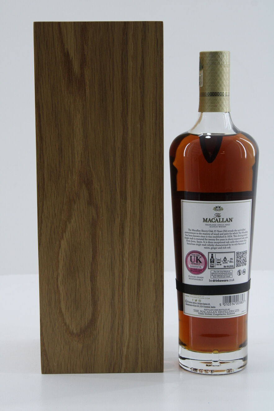 MACALLAN シェリーオーク25年2023リリース200周年 The Macallan Sherry Oak 25 Jahre alt, 2023 Veröffentlichung