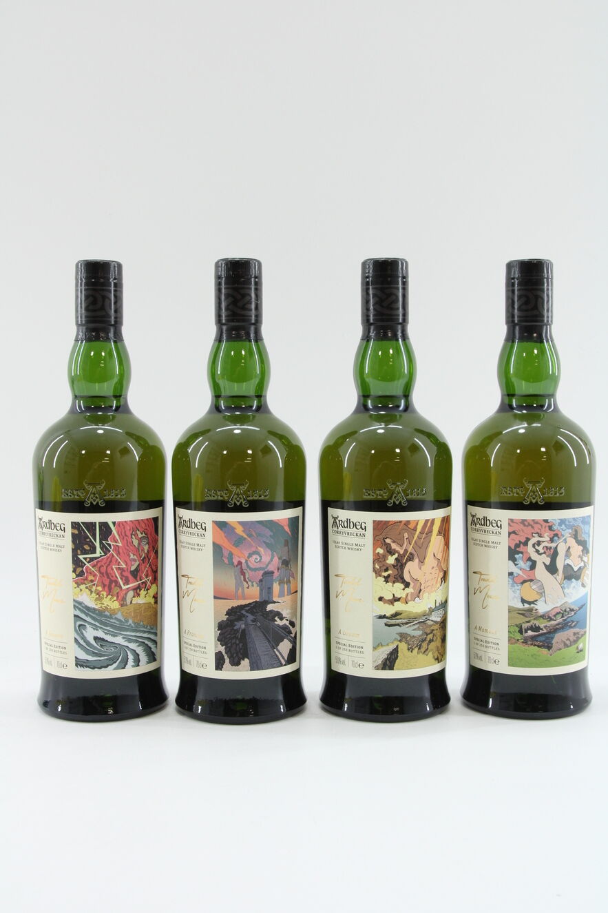 Ardbeg Corryvreckan - Tradd Moore Limited Edition Set (Signed) (4