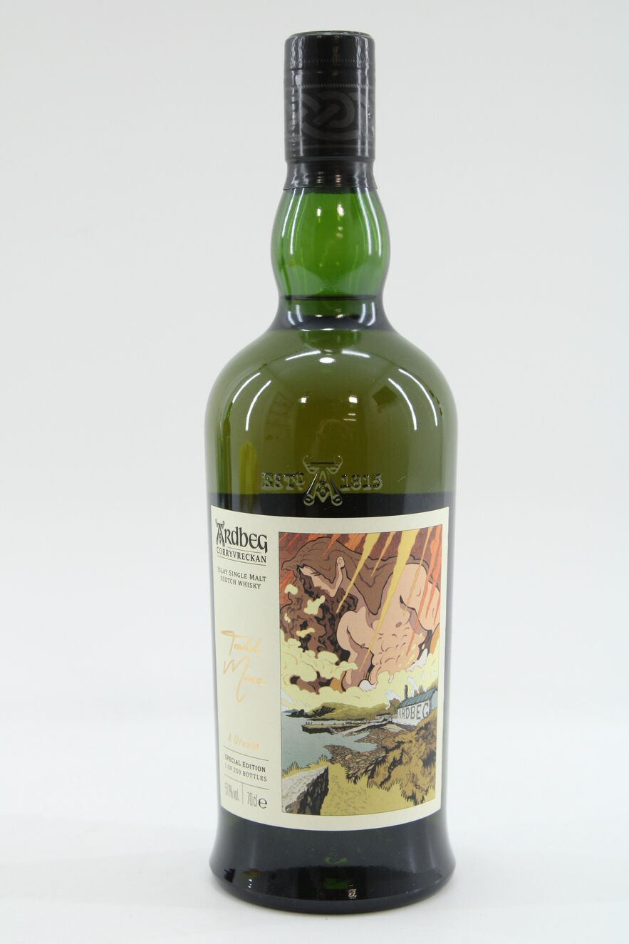 Ardbeg Corryvreckan - Tradd Moore Limited Edition Set (Signed) (4