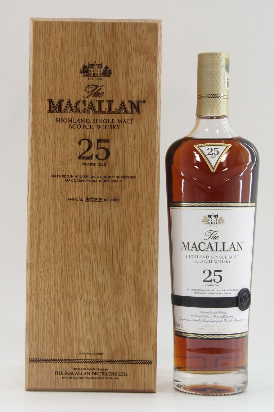 Macallan - 25 Years Old - Sherry Oak - 2022 Release