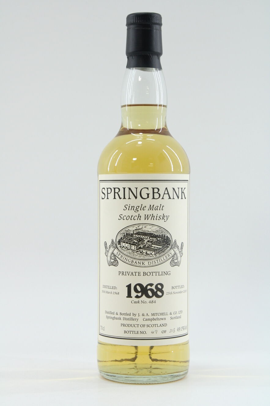 Springbank - 1968 Private Cask #484