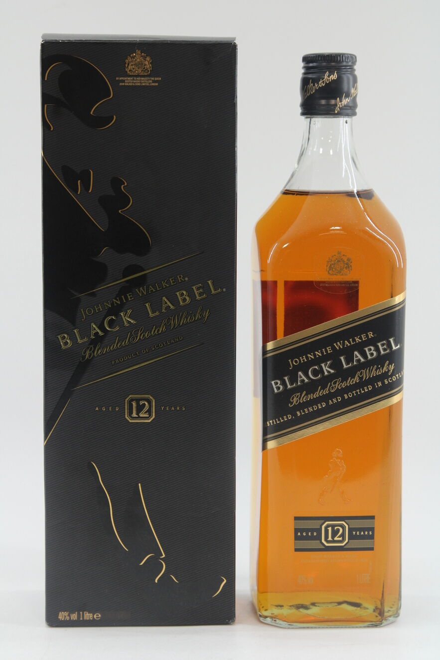 Johnnie Walker - 12 Years Old - Black Label - 1 Litre