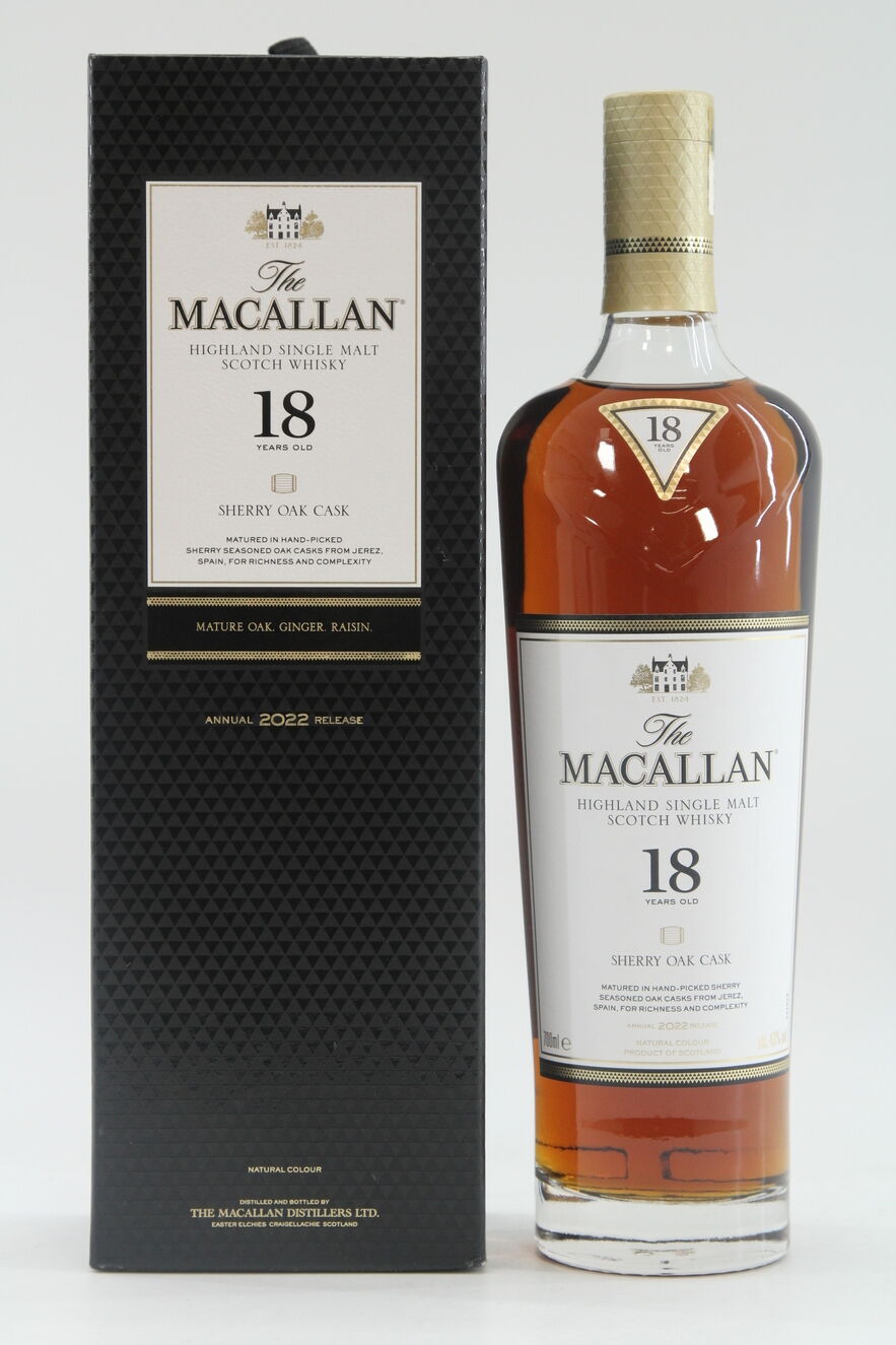 Macallan - 18 Years Old - Sherry Oak - 2022 Release