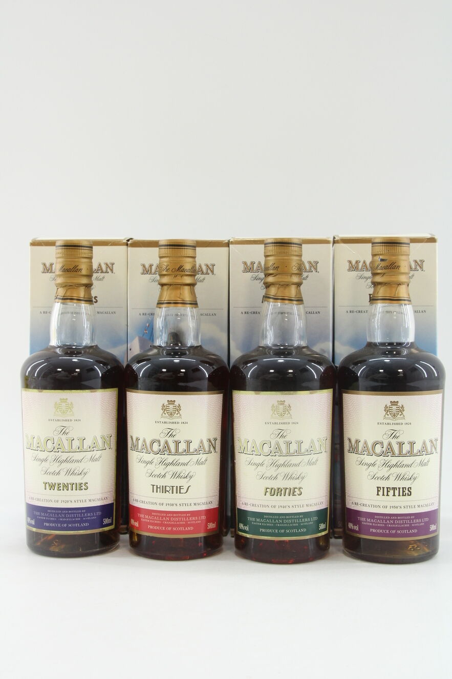Macallan - Travel Decades Collection - 4 x 50cl