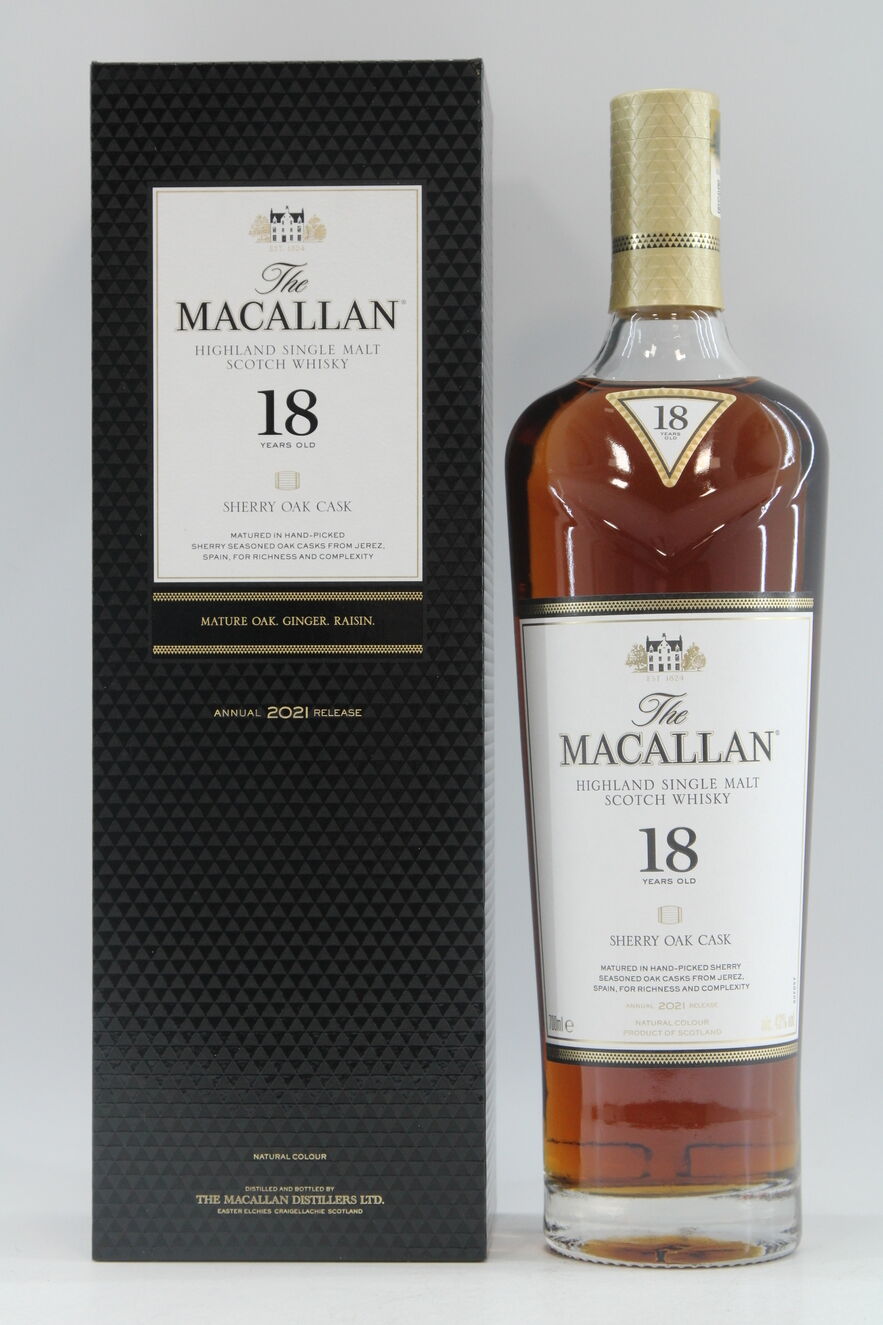 Macallan - 18 Years Old - Sherry Oak - 2021 Release