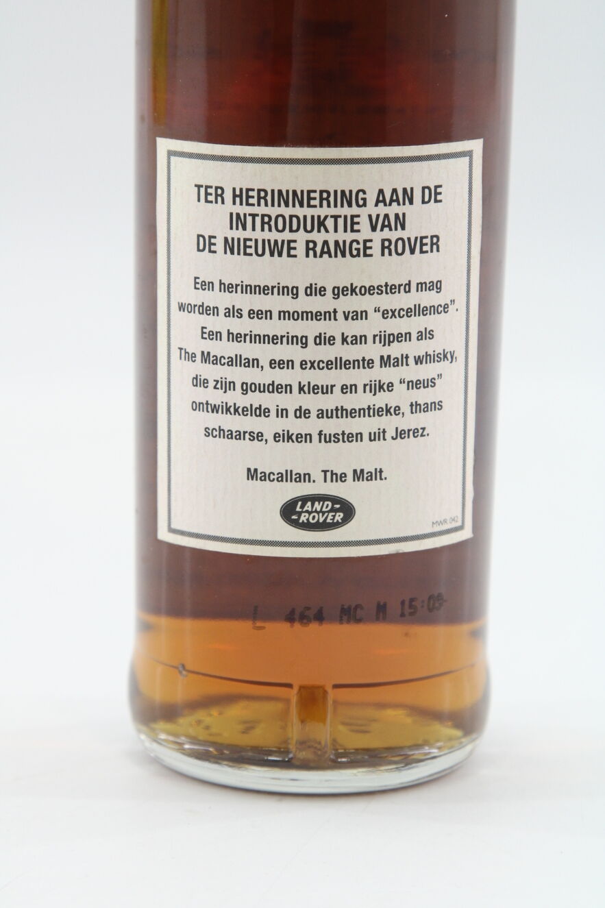 Macallan - The New Range Rover (35cl) Auction | Highland Whisky Auctions
