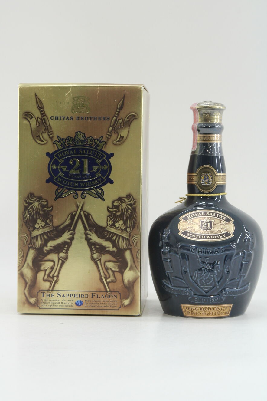 Chivas Royal Salute - 21 Years Old - Sapphire Flagon