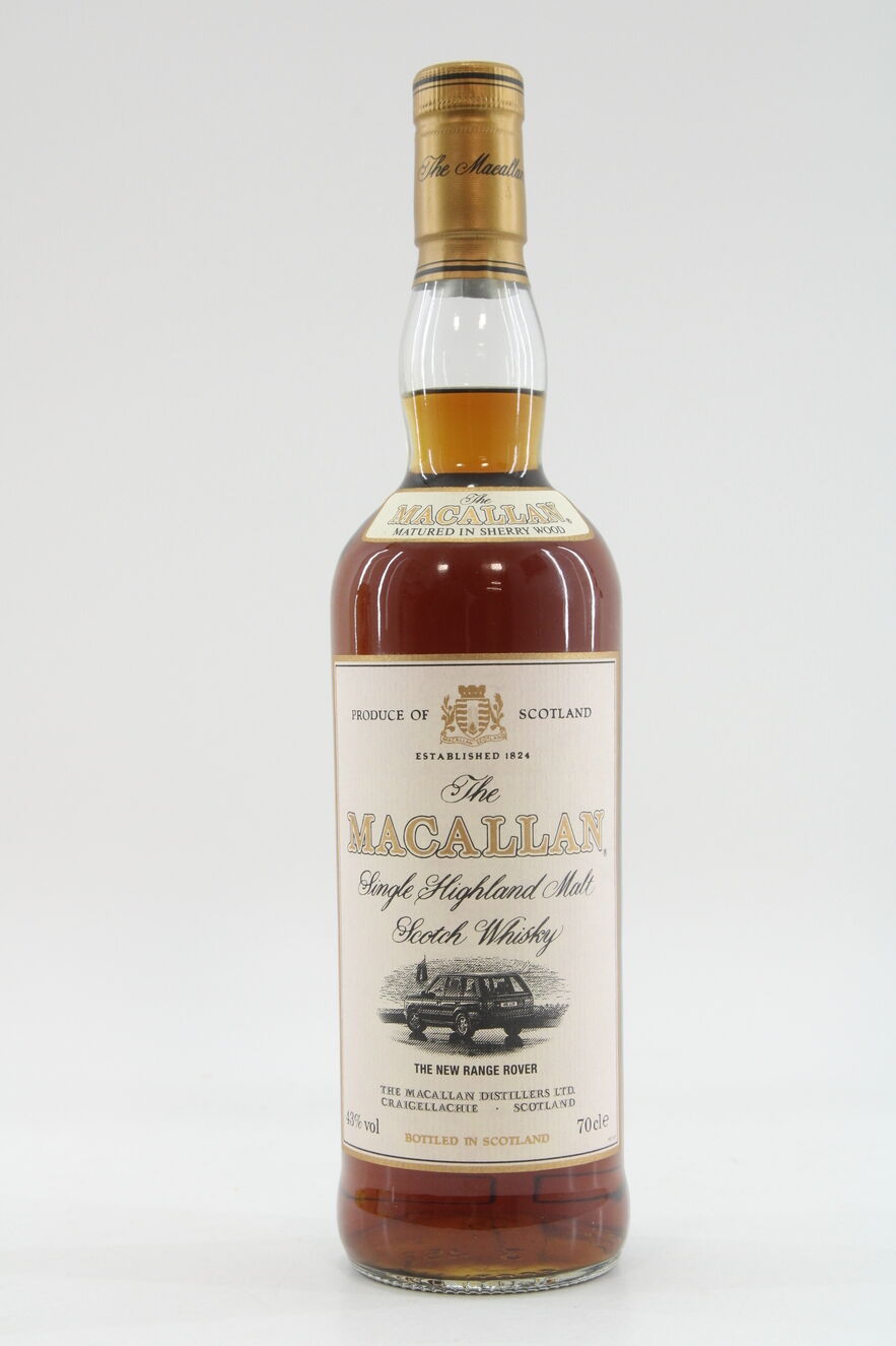 Macallan - The New Range Rover - (1990s) / 70cl Auction | Highland ...