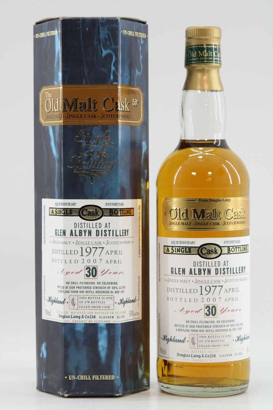 Glen Albyn - 30 Years Old - 1977 The Old Malt Cask 