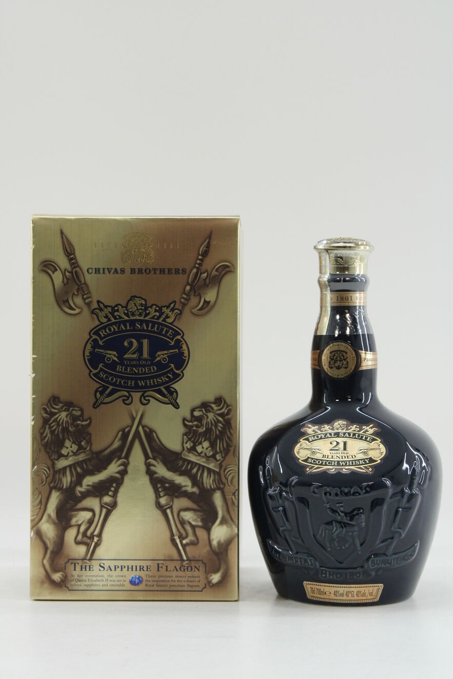Chivas Royal Salute - 21 Years Old - Sapphire Flagon