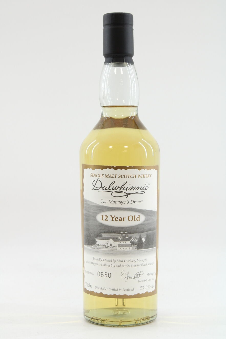 Dalwhinnie - 12 Years Old - Manager's Dram 2009