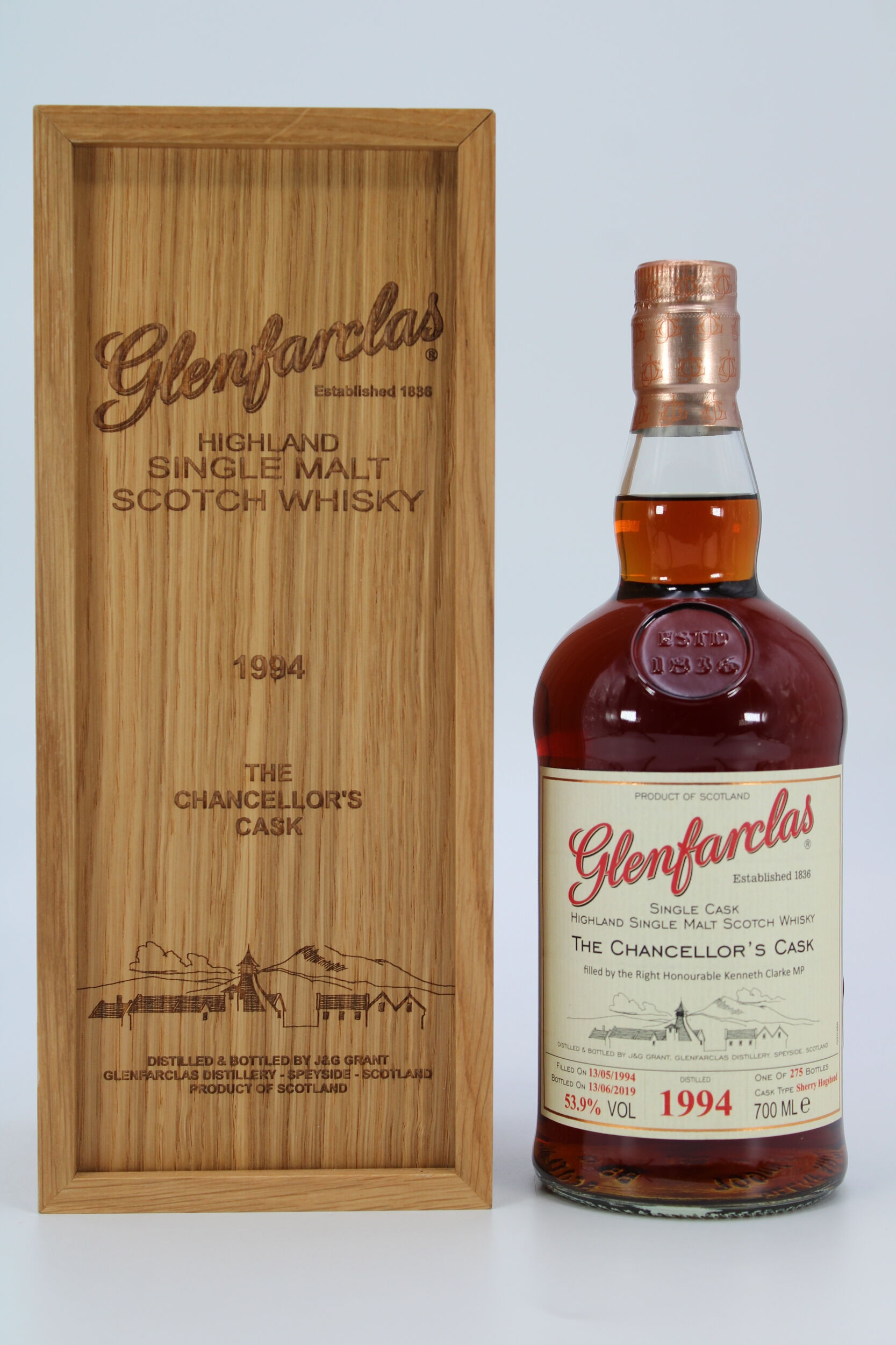 Glenfarclas 1994 The Chancellor's Cask Auction Highland Whisky Auctions