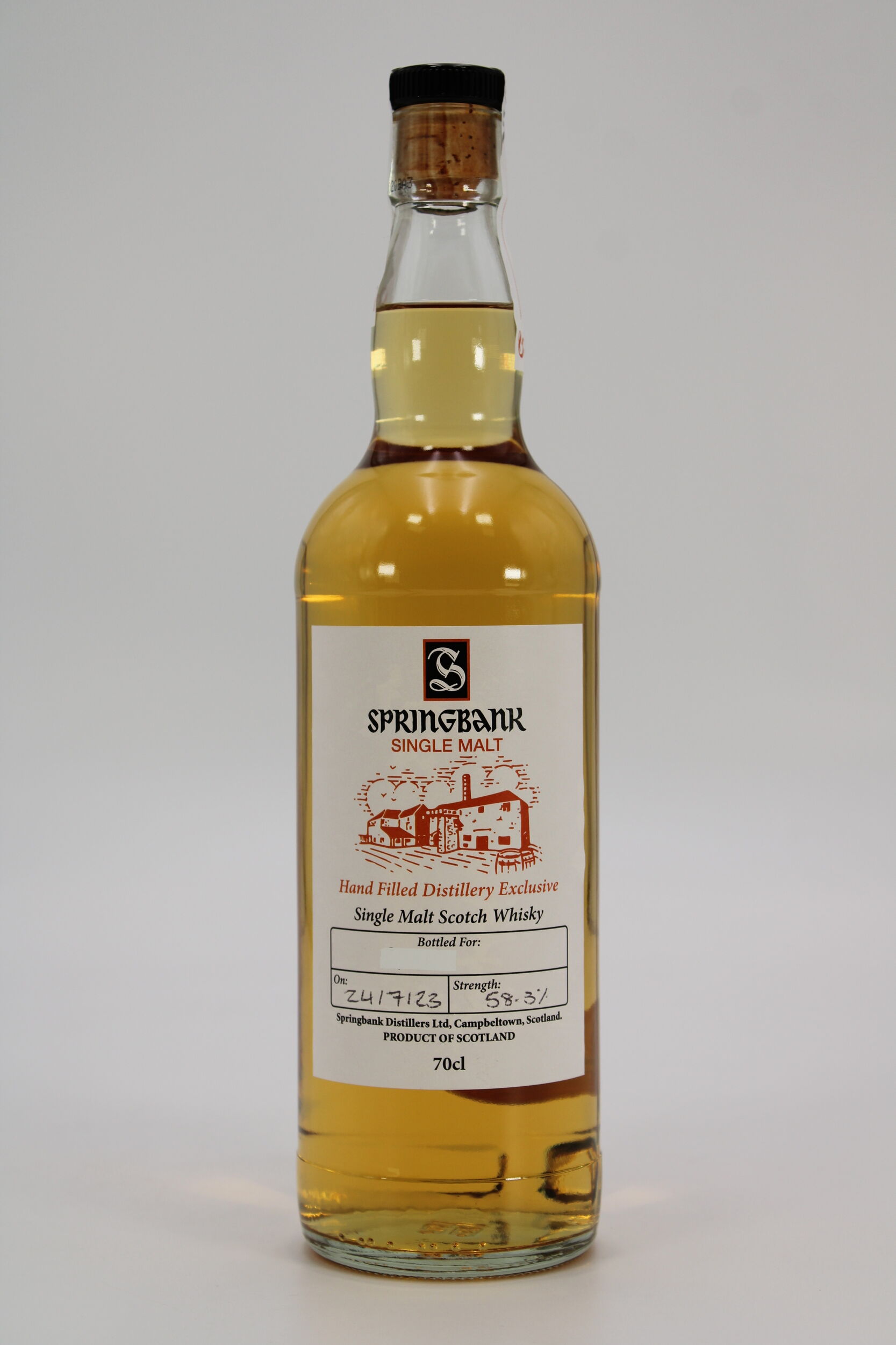 Springbank - Hand Filled Distillery Exclusive Auction | Highland Whisky ...