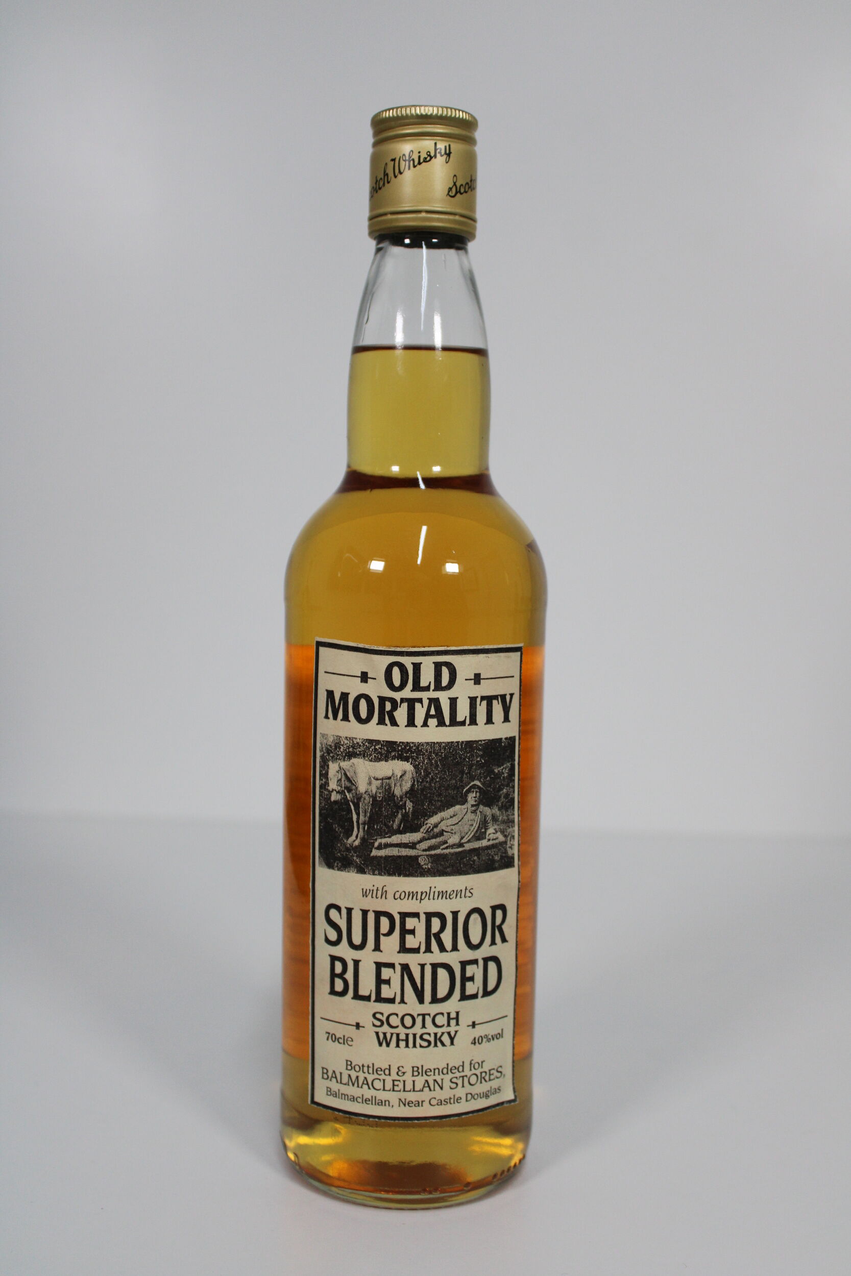 Old Mortality Superior Blended Scotch Whisky Auction Highland