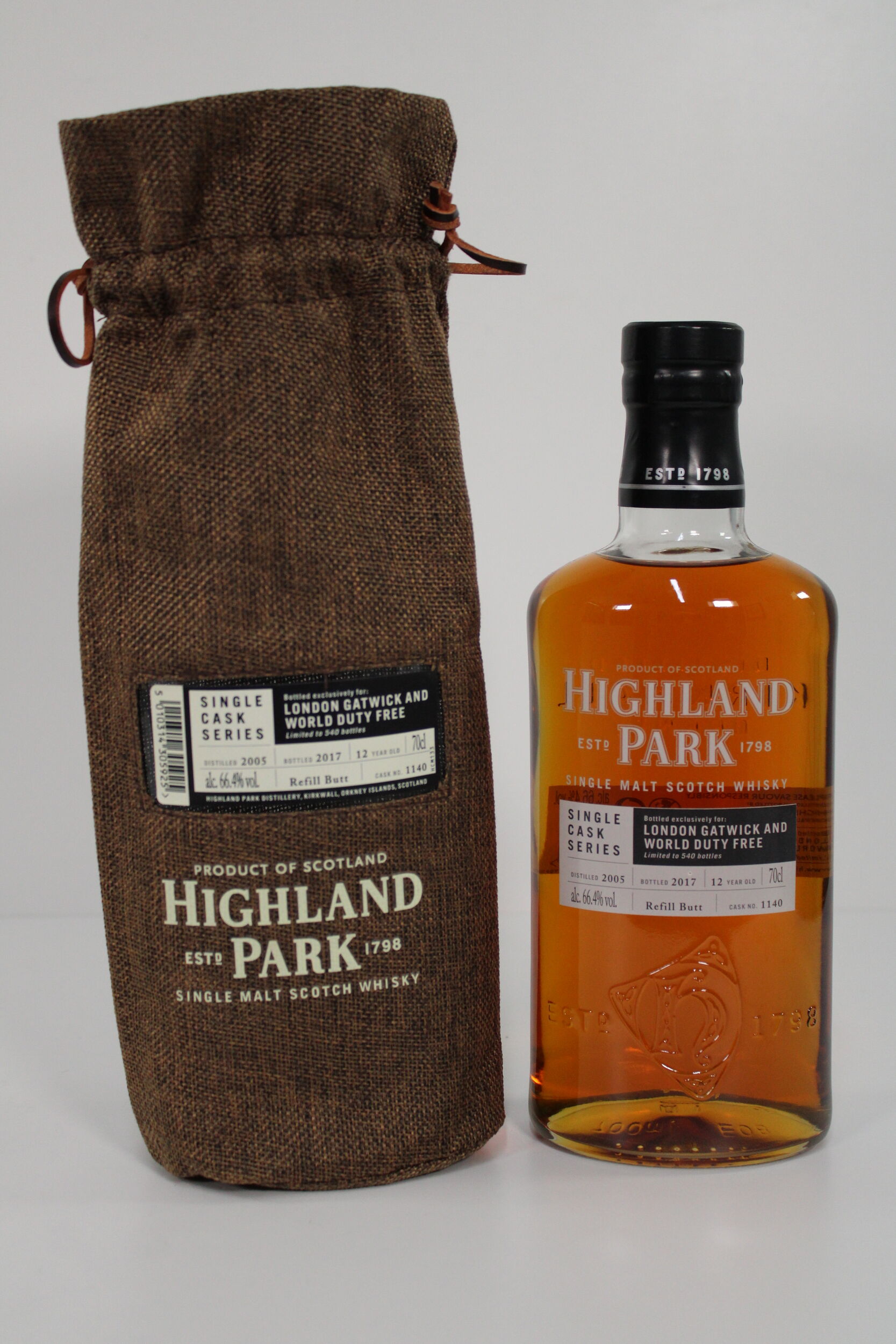 Highland Park Single Cask 2006 Munich Airport www.highlandwhiskyauctions.com