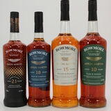 Bowmore - 10, 15, 18 & 21 Years Old - Aston Martin - x4 Thumbnail