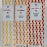 Macallan - 12-15-18 Years Old - Colours Collection set  Thumbnail