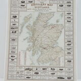 Distillery Map of Scotland - Poster Thumbnail