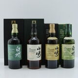 Yamazaki & Hakushu - 100th Anniversary Limited Edition Suntory Whisky Set - 4x 70cl Thumbnail