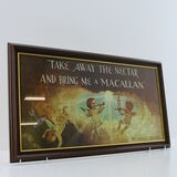 Macallan - 'Take away the nectar and bring me a Macallan' - Framed Poster Poster Thumbnail