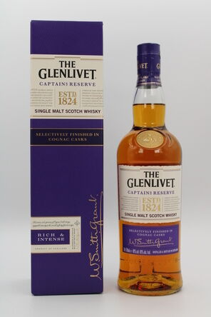 Glenlivet Captains Reserve Cognac Cask Finish 2020 Release