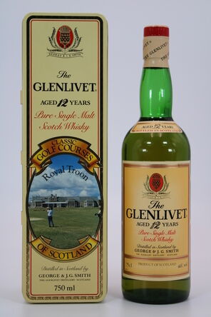 Glenlivet 12 Royal Troon 1980s