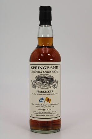 Springbank 21 Starkicker 2000 Private Bottling