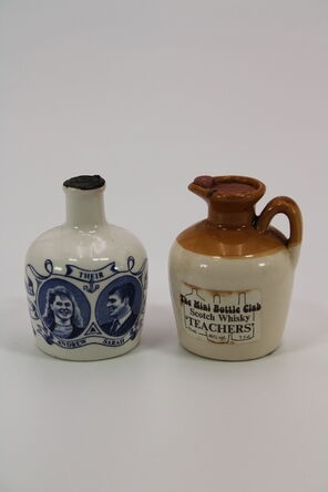 Teachers Ceramic Decanters  2x