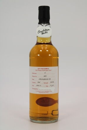 Springbank 11 Duty Paid Sample 2011